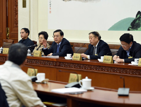 張德江參加十二屆全國人大常委會第十三次會議分組審議