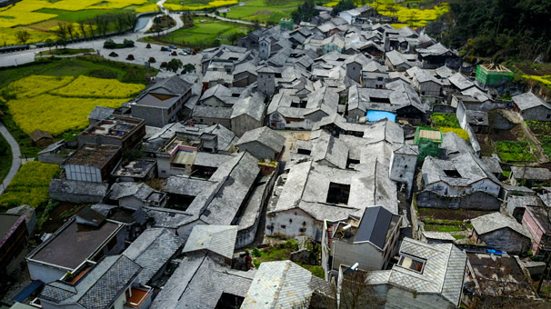 獨(dú)特的屯堡古建筑村落&mdash;&mdash;貴州本寨古村