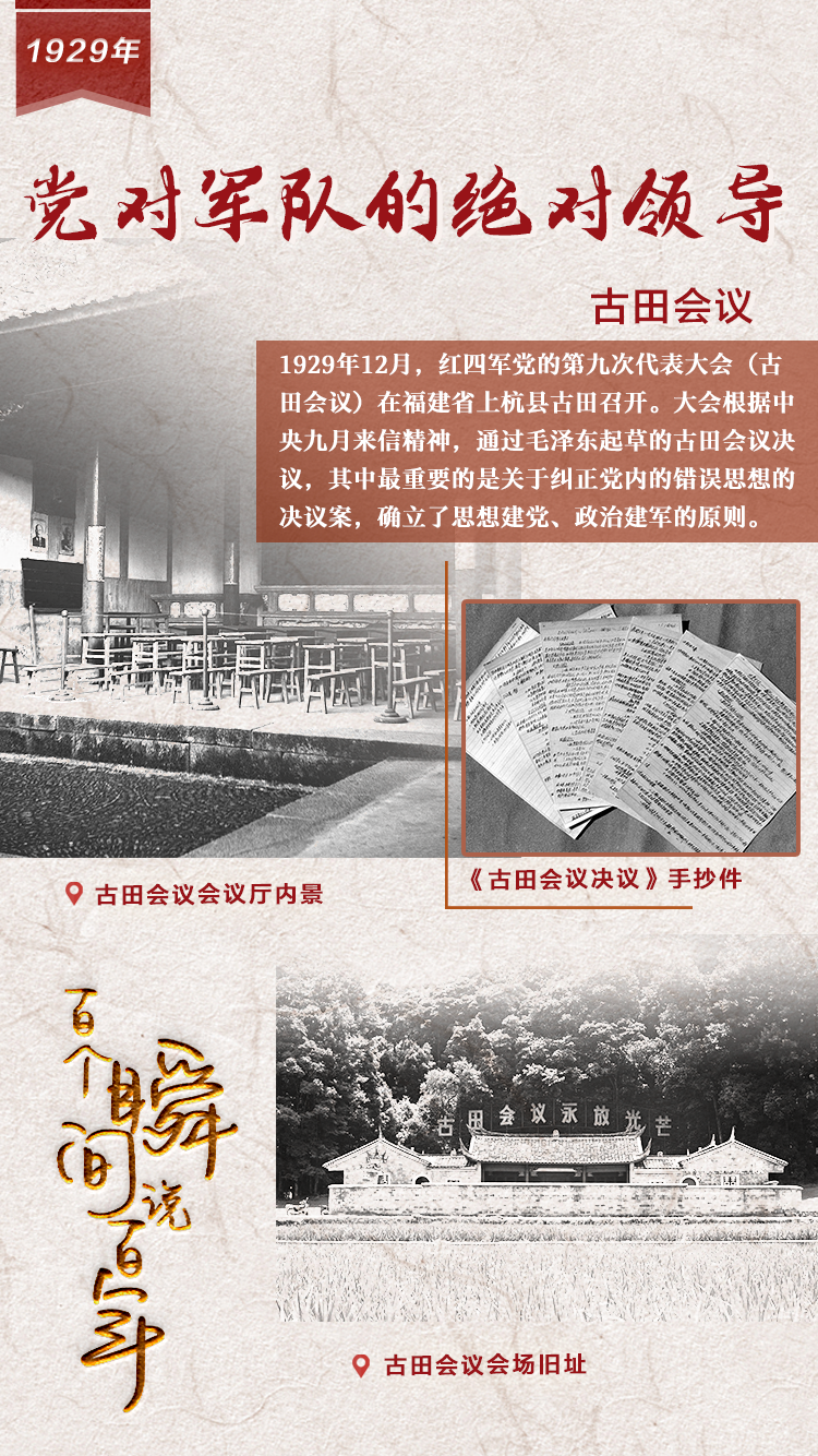 1929，黨對(duì)軍隊(duì)的絕對(duì)領(lǐng)導(dǎo)