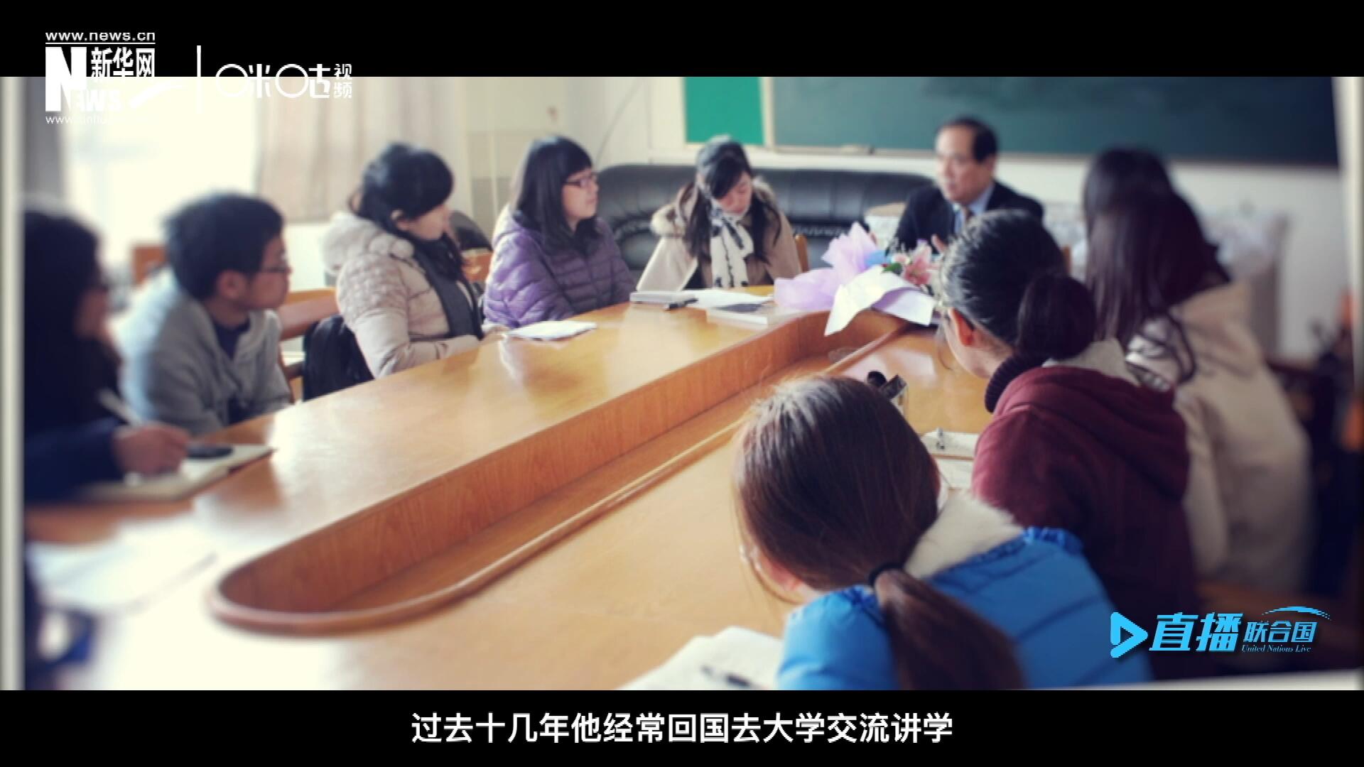 過去十幾年陳峰經(jīng)?；貒ゴ髮W(xué)交流講學(xué)，給年輕人分享他學(xué)習(xí)、工作和生活的故事。