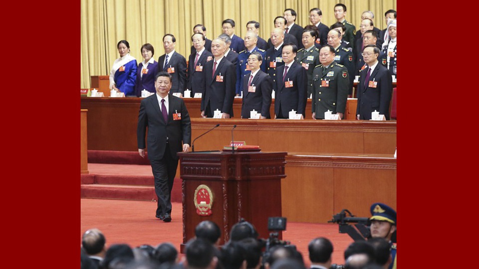 習(xí)近平當(dāng)選國(guó)家主席、中央軍委主席