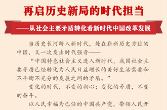 再啟歷史新局的時(shí)代擔(dān)當(dāng)&mdash;&mdash;從社會(huì)主要矛盾轉(zhuǎn)化看新時(shí)代中國(guó)改革發(fā)展