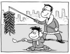 春節(jié)若遇霧霾，煙花怎么放？