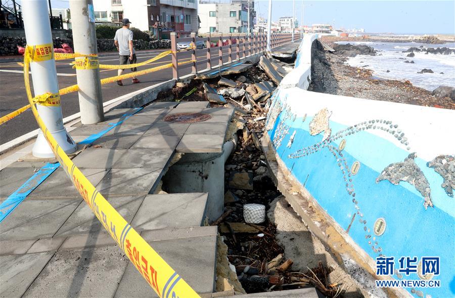 （國際）（2）超強(qiáng)臺(tái)風(fēng)&ldquo;美莎克&rdquo;過境韓國致1死1傷