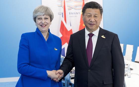 習(xí)近平會(huì)見英國(guó)首相特雷莎&middot;梅