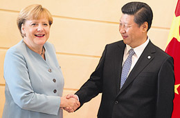 習(xí)近平同默克爾會(huì)談   會(huì)見德國(guó)總統(tǒng)